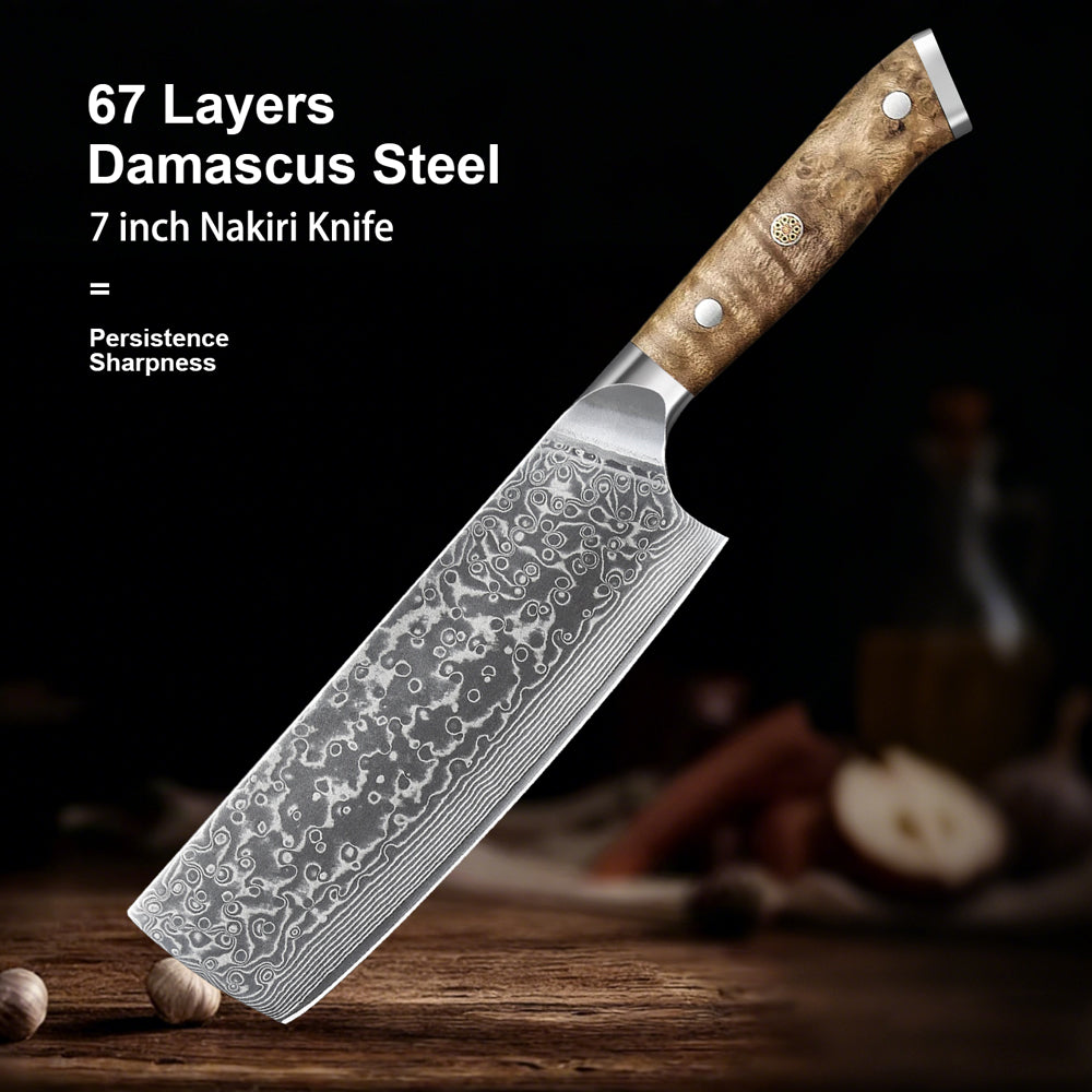 7 Inch Japanese Nakiri Knife